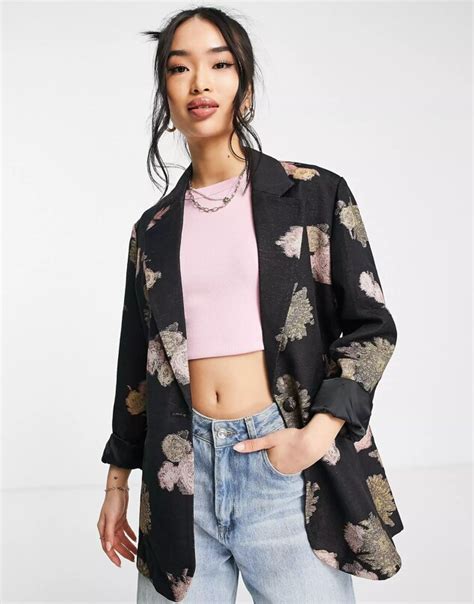 saco prada mujer|blazer estampada mujer.